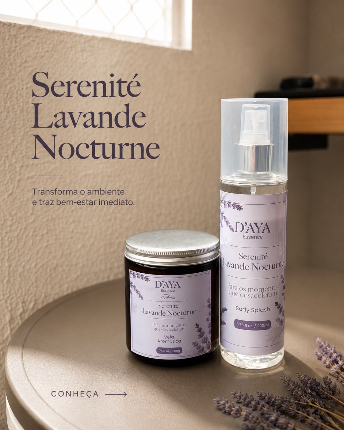 Body Splash · 200ML + Vela Aromática · 200G